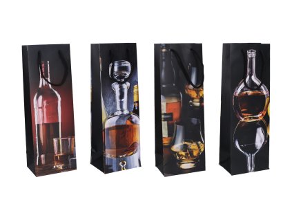 Dárková taška na láhev M 12x36x9 cm Celorok