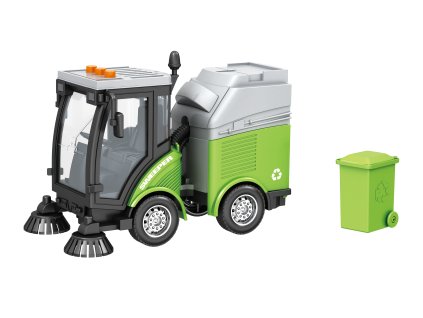 Auto čistící s popelnicí a efekty 24 cm