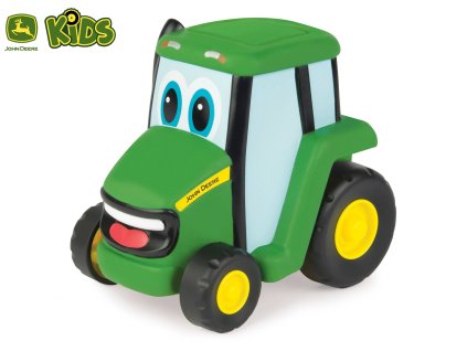 JD Kids John Deere - Traktor Johnny zmáčkni a jeď 15 cm