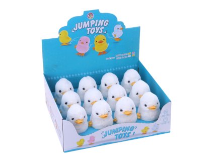 Kachnička natahovací bílá 8,5x6x9,5 cm