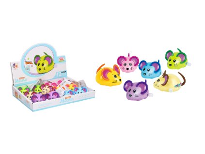 Myš natahovací plastová 8 cm