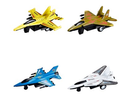 Stíhačka kovová 10 cm