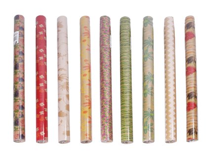 Balící papír 0,7x2 m AVANA NATUR MIX