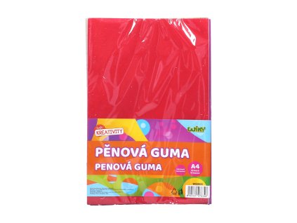 Pěnová guma A4 20x30 cm, samolepící 10 ks