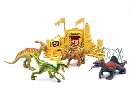 Primal Clash! Bitva dinosaurů 17 cm set