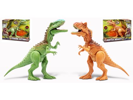 Primal Clash! Bitevní dinosaurus 21 cm