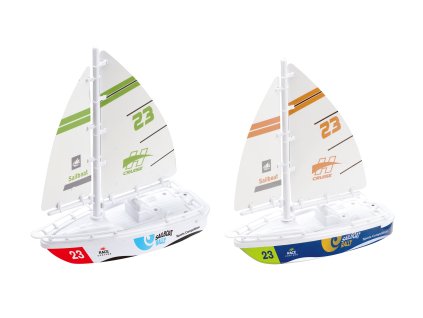 Loď závodní na baterie 21x6,5x25 cm