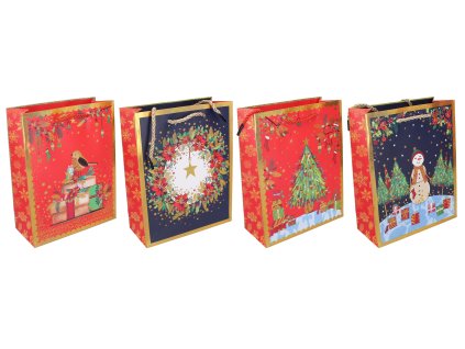 Dárková taška L 42x31x12 cm VÁNOCE