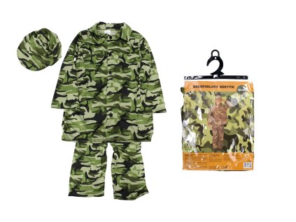 Set karneval - voják M 110-120 cm