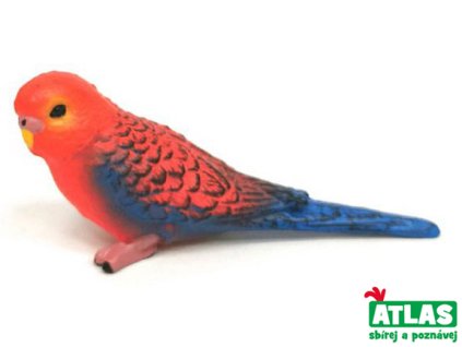 A - Figurka Rosela červená 7,5 cm