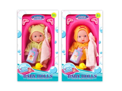 Miminko v oblečku s vaničkou set 26 cm