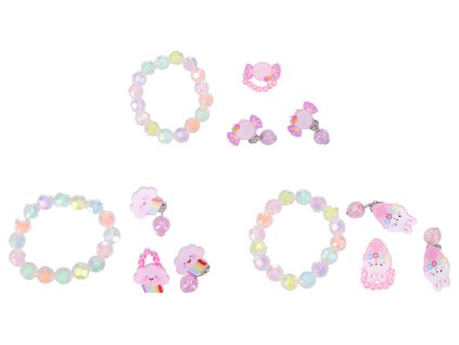 Korálkové šperky s postavičkou set