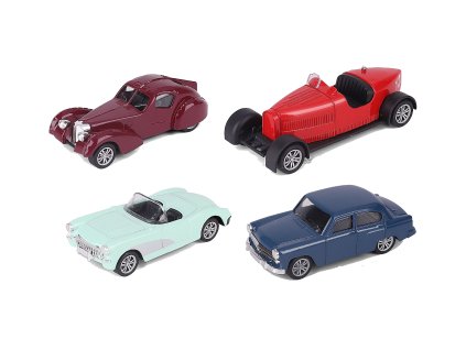 Auto veterán na zpětné natažení kovové 10,5 cm