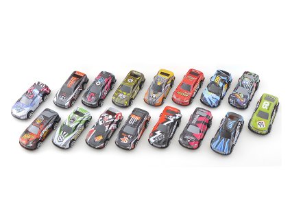 Auto závodní 6,8 cm volná kola