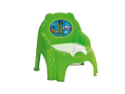 Nočník židle - zelený 35 cm