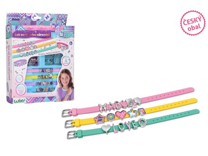 Tvorba náramků s písmeny - český obal