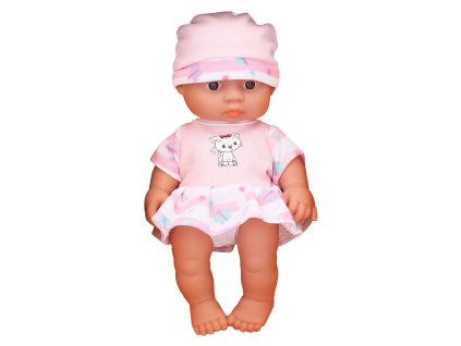 Miminko s čepičkou růžové 22 cm