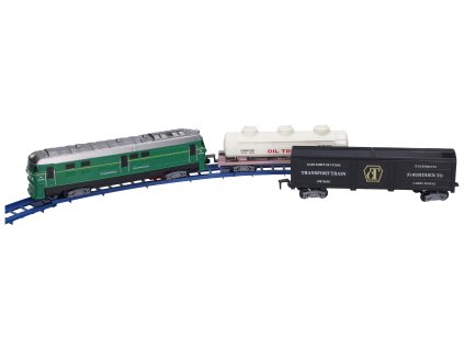 Vlak trať s efekty 106x106 cm