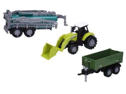 Traktor s příslušenstvím a efekty 17 cm