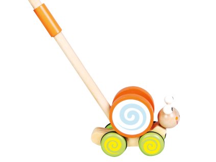 Jezdík šnek na tyči dřevěný 55cm