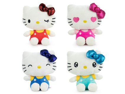 Hello Kitty postavičky plyš 16 cm 50. výročí