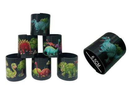 Pružina dinosauři 6,5 cm