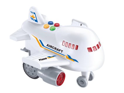 Letadlo na setrvačník s efekty 14 cm