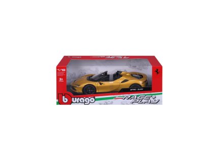 Bburago 1:18 Ferrari SF90 Spider - Yellow