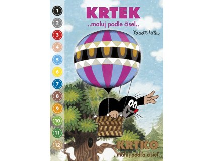 Maľuj podľa čísiel - Krtko 2