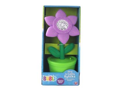 BUBLI Stroj na bubliny kvietka fialová