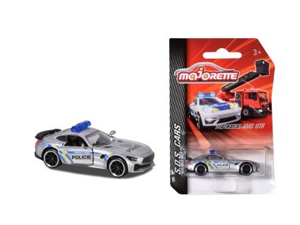 Policajné auto kovové, česká verzia