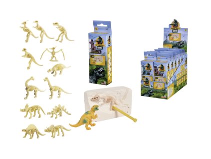 Súprava na vykopávanie dinosaura, 12 druhov, DP 12