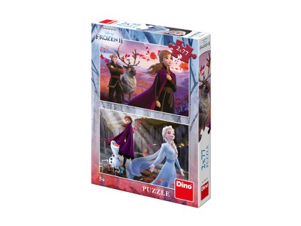 FROZEN II 2x77 Puzzle NOVÉ
