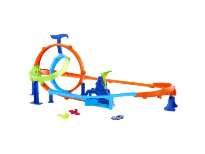 Hot Wheels STUNT TRACKS RAPID LAUNCH CYCLONE