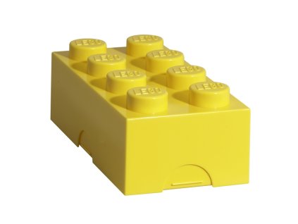 LEGO desiatový box 100 x 200 x 75 mm - žltá