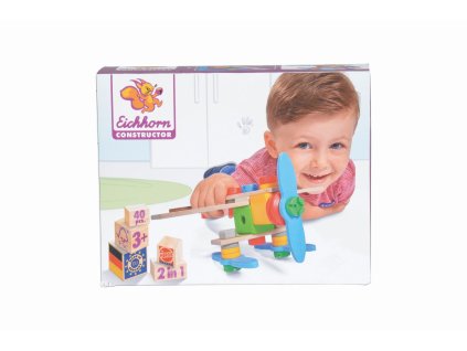Stavebnica Constructor 2 Lietadlo, 40 dielov