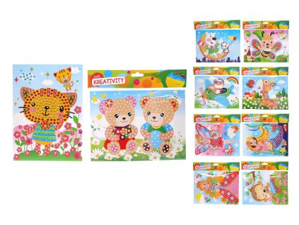 Kreativní set kamínky 19x26,5 cm - MIX