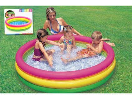 Bazén nafukovací dno 114x25cm v krabici