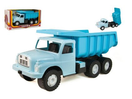 Auto Tatra 148 plast 30cm světle modrá v krabici 35x18x13cm 12m+