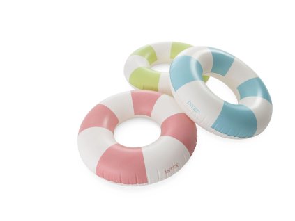 Kruh nafukovací pruhovaný 91cm 3 barvy od 9 let v sáčku