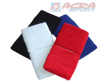 ACRA Potítka barevná tenisová set 2ks (1 pár) 4 barvy