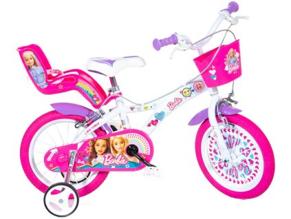 ACRA Dětské kolo Dino Bikes Barbie dívčí 14" balanční kolečka
