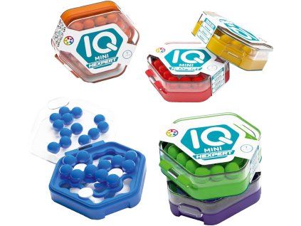 MINDOK HRA Smart IQ Mini Hexpert hlavolam pro 1 hráče 6 barev