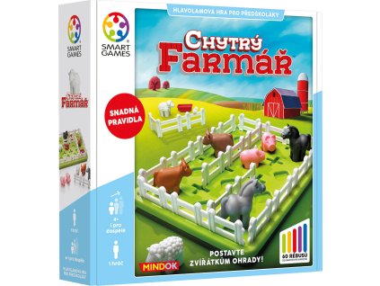 MINDOK HRA SMART Chytrý farmář hlavolam pro 1 hráče