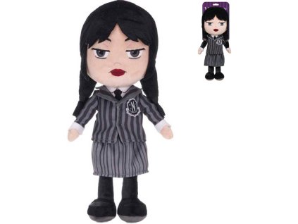PLYŠ Wednesday Addams postavička uniforma *PLYŠOVÉ HRAČKY*