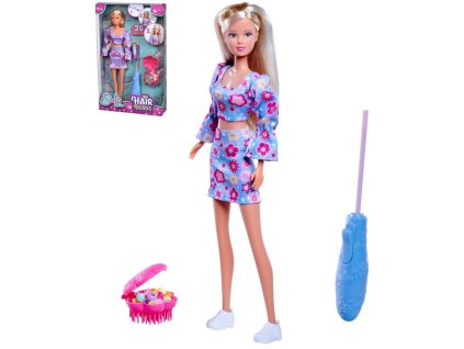 SIMBA Panenka Steffi Hair Beads vlasové studio set se zaplétačem korálků