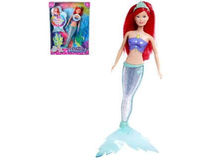 SIMBA Panenka Steffi mořská víla duhová ploutev do vody na baterie Světlo