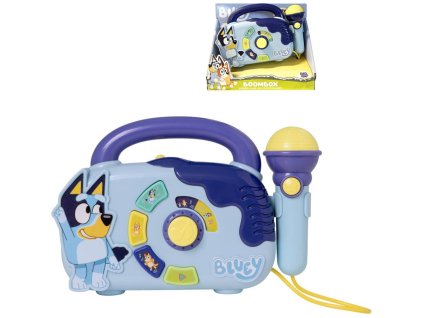 BLUEY Boombox baby hudební systém na baterie Světlo Zvuk