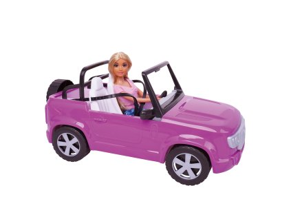 Panenka s autem 30 cm