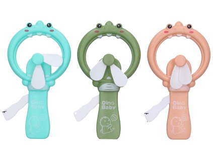 Ruční větráček dino 18 cm